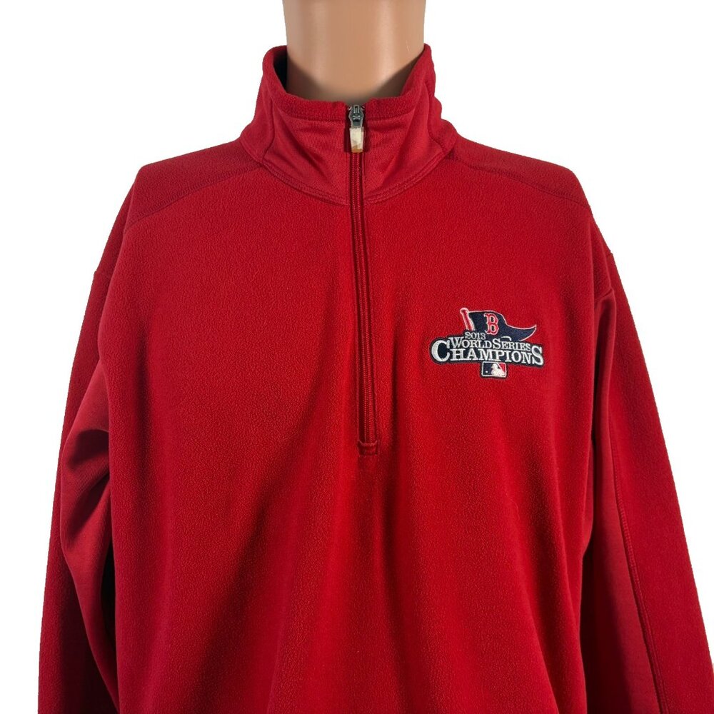 Boston Red Sox Fleece Jacket Mens Size M MLB 2013 World Series Champions